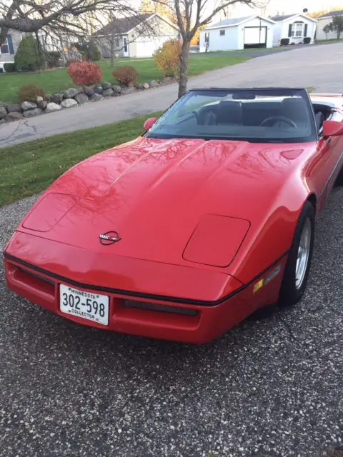 1986 Chevrolet Corvette charcoal gray leather