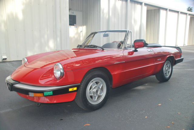 1986 Alfa Romeo Spider