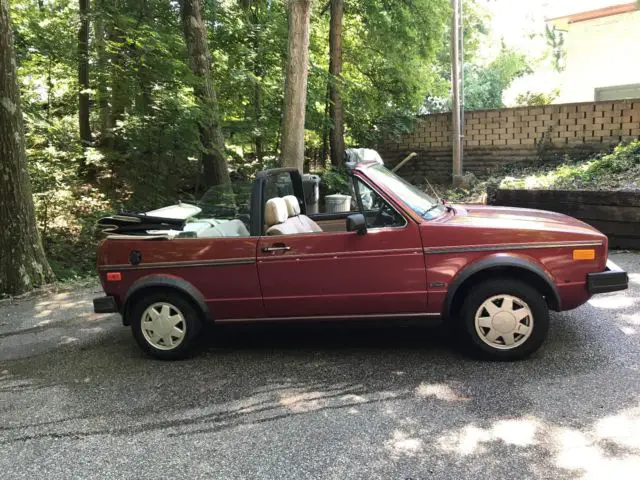 1986 Volkswagen Cabrio Karmann Gia