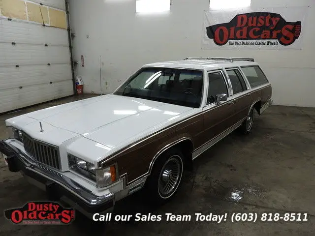 1986 Mercury Grand Marquis Colony Park Excel Cond 3rd Row Orig Ownr