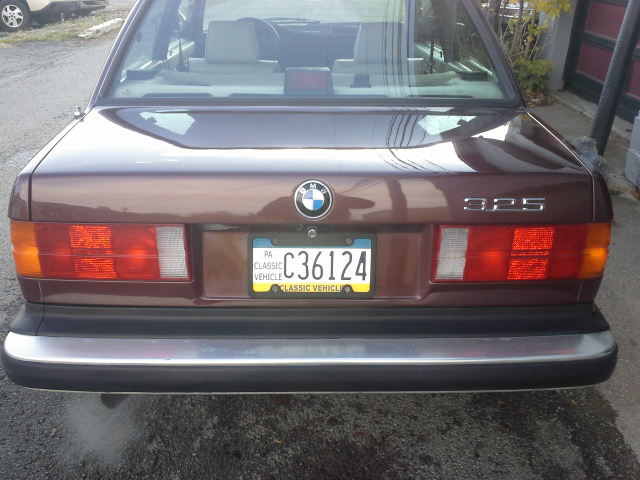 1987 BMW 3-Series 2 dr
