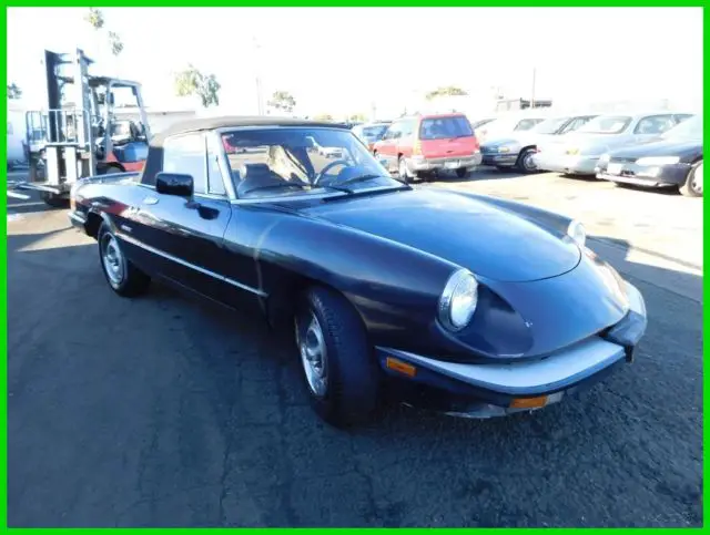 1987 Alfa Romeo Spider Graduate Convertible 2-Door