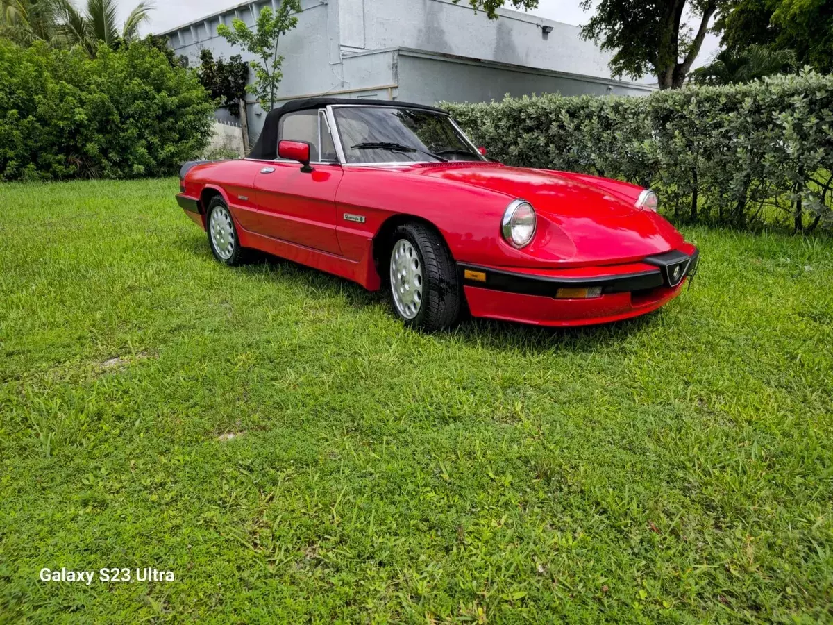 1987 Alfa Romeo Spider QUADRIFOGLIO