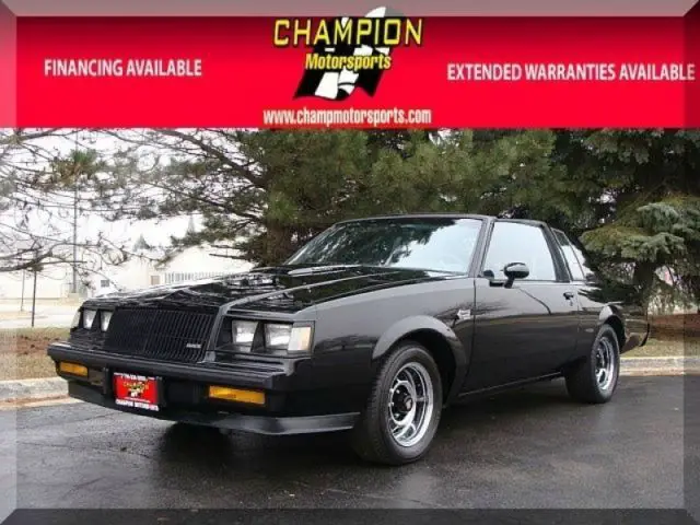 1987 Buick Regal Grand National 2dr Coupe