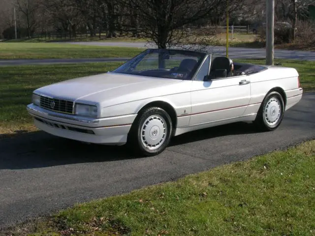 1987 Cadillac Allante Cadillac Allante Convertible hardtop roadster No Reserve