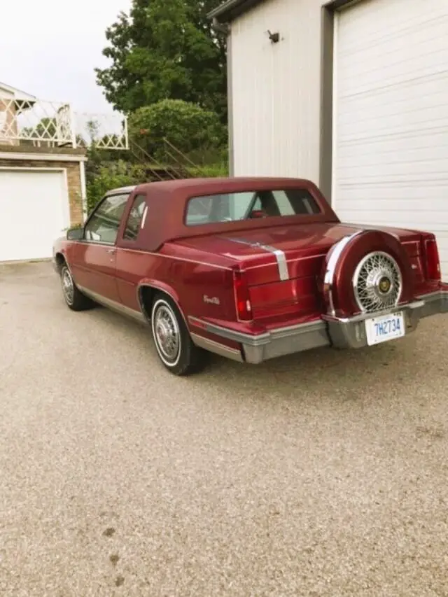 1987 Cadillac DeVille Dealer Installed SS Grille, Trim & Continental Kit