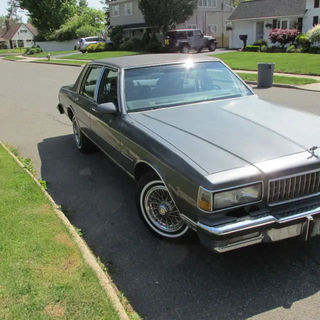 1987 Chevrolet Caprice Classic LS Brougham Sedan 4-Door 5.0L 81,500 ...