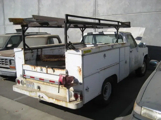 1987 Chevrolet C-10 utility body w/ Rack