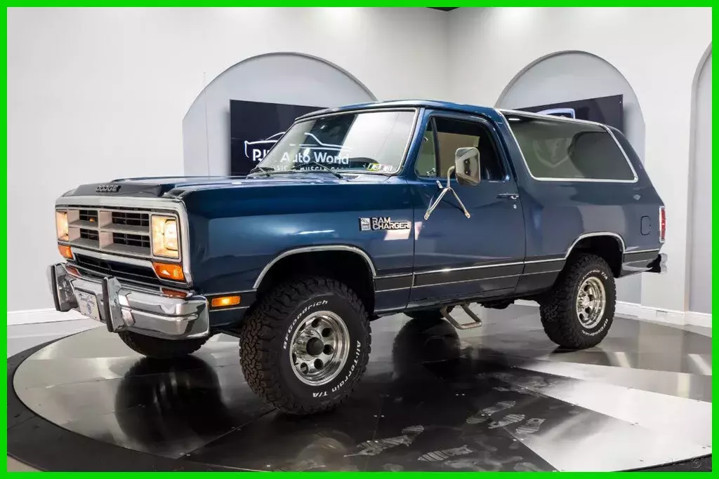 1987 Dodge Ramcharger Only 37,153 Miles, 1 Owner, Clean History Report !