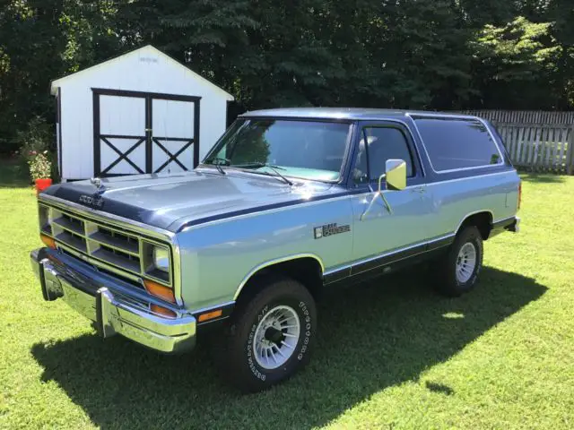 1987 Dodge Ramcharger Deluxe