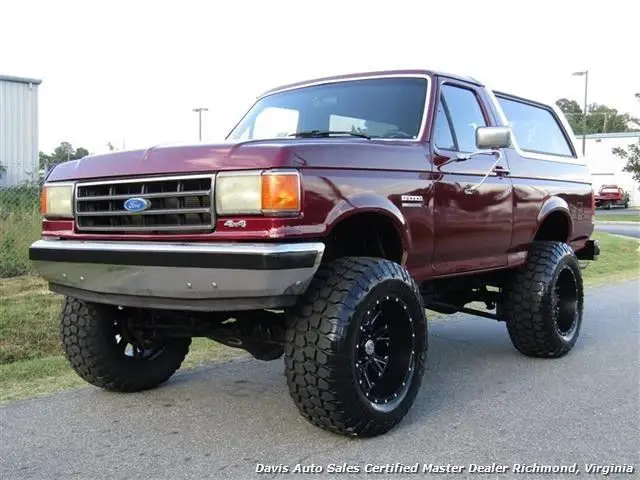 1987 Ford Bronco XLT Lifted 4X4 3/4 Ton 8 Lug C