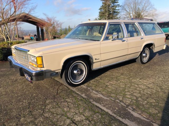 1987 Ford Crown Victoria Country Squire Wagon Lx Miles Only 53,939 ORIGINAL
