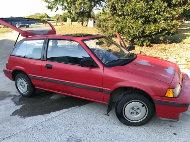 1987 Honda Civic Black