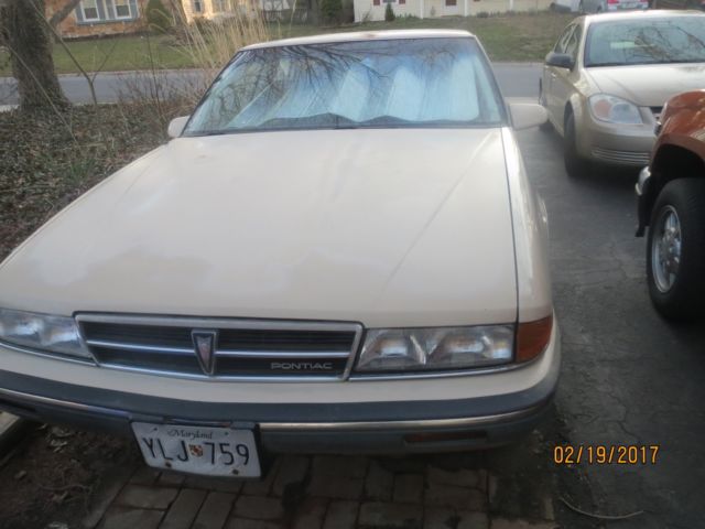 1987 Pontiac Bonneville darker  beige