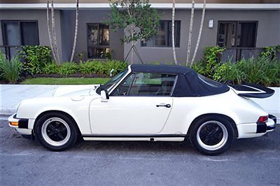 1987 Porsche 911 1987 Porsche 911 G50 Carrera Cabriolet