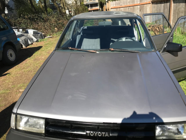 1987 Toyota Corolla SILVER