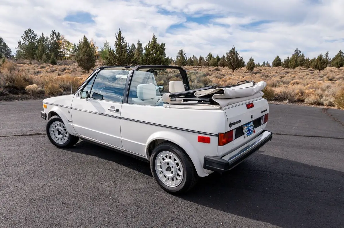 1987 Volkswagen Rabbit Cabriolet Wolfsburg Triple-White