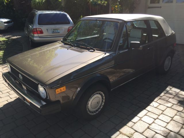 1987 Volkswagen Rabbit Cabriolet