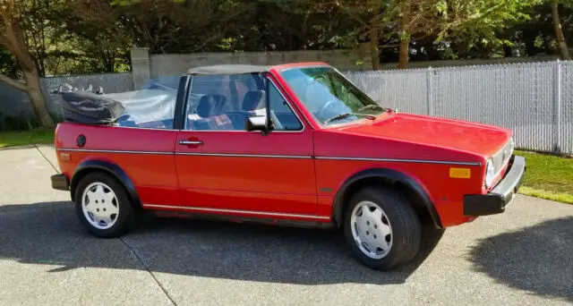 1987 Volkswagen Cabrio Convertible