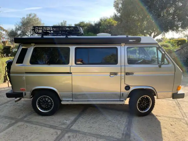 1987 vw vanagon weekender westfalia popup gold van for sale