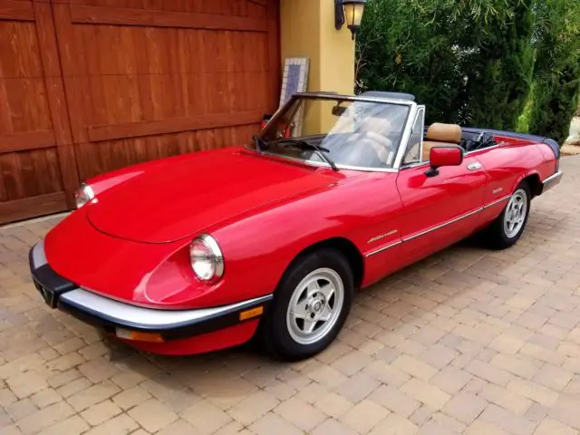 1988 Alfa Romeo Spider - Original Red Paint