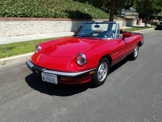 1988 Alfa Romeo Spider VELOCE