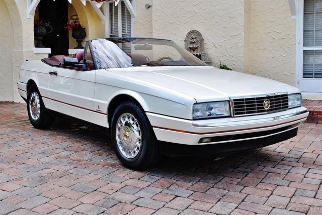 1988 Cadillac Allante Convertible Only 49k Miles Hard & Soft Top Loaded