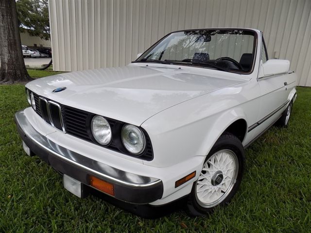 1988 BMW 3-Series 325i -VERY NICE (3) Owner 100% Florida Convertible