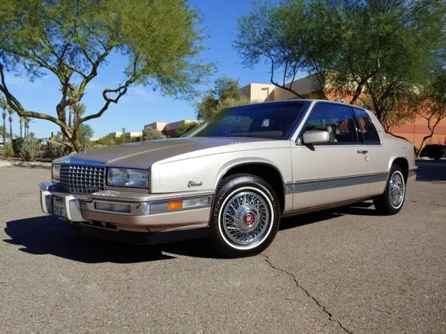 1988 Cadillac Eldorado 33k ORIGINAL MILES, 1 OWNER, 100% RUST FREE CA CAR