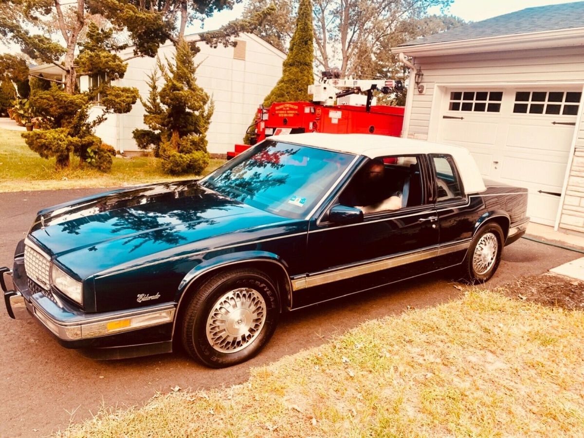 1988 Cadillac Eldorado White and silver