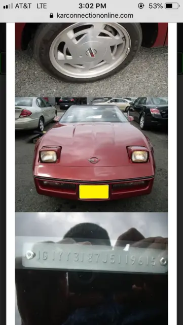 1988 Chevrolet Corvette Corvette