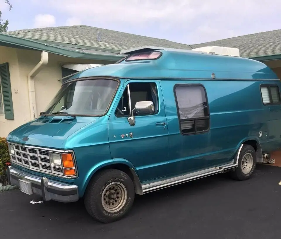 1988 Dodge Ram 1500 Extended Conversion Van Camper Blast from Past ...