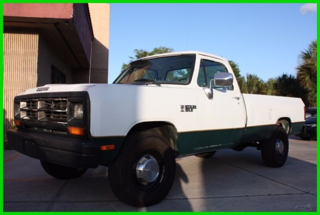 1988 Dodge Ram 2500 POWER RAM 250 4X4 MANUAL V8 FLORIDA NO RESERVE!!