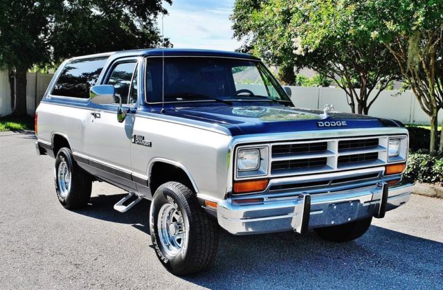 1988 Dodge Ram Charger Custom S 4x4 Low Miles Must See!