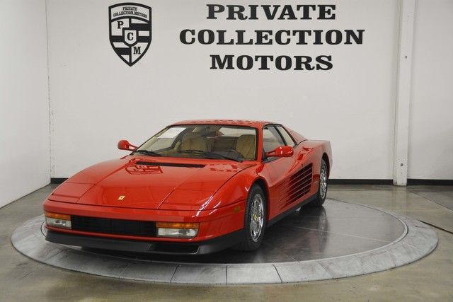 1988 Ferrari Testarossa Fresh Major Engine Out Service Service History