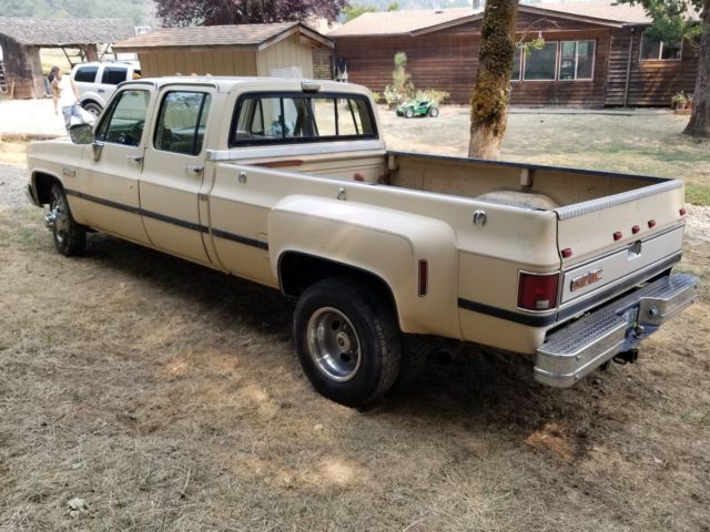 GMC R Crew Cab Square Body Dually Sierra Classic Chevy For Sale
