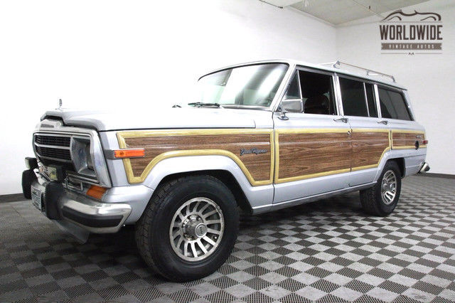 1988 Jeep Wagoneer DRY! RARE SILVER COLLECTOR TRUCK!