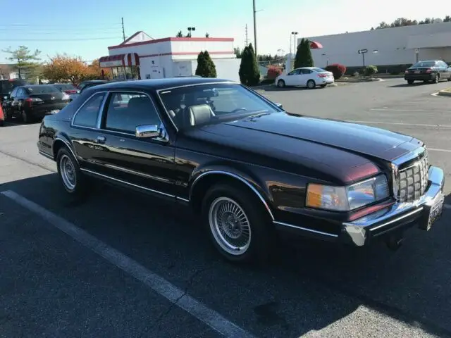 1988 Lincoln LSC leather