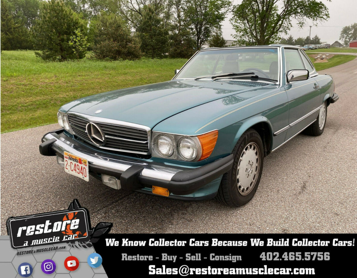 1988 Mercedes-Benz SL-Class 5.6L - V8 - Auto, Hard-Top Convertible, 78k Miles