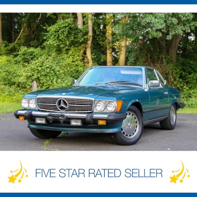 1988 Mercedes-Benz SL-Class Hard and SOFT Top Rare Color CARFAX California Serviced