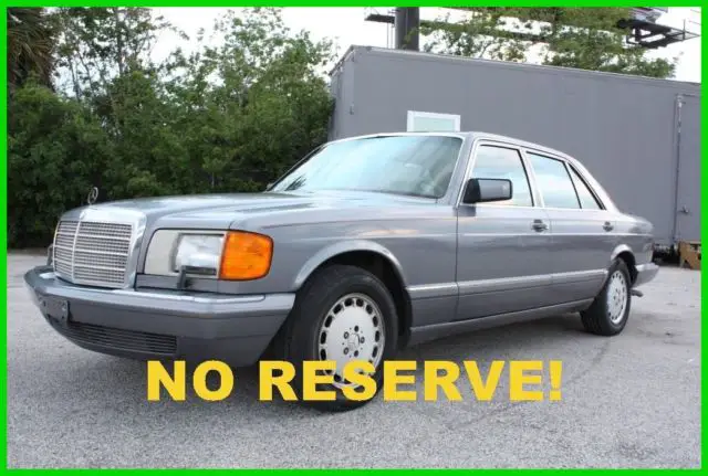 1988 Mercedes-Benz 400-Series 420SEL W126 ALL ORIGINAL FLORIDA CARFAX NO RESERVE