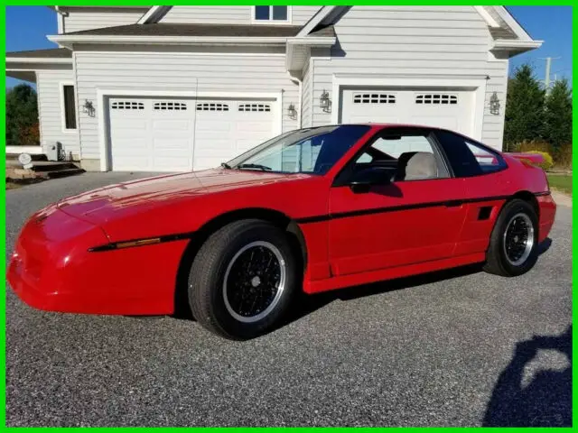 1988 Pontiac Fiero GT with All Options Available & Numbers Matching