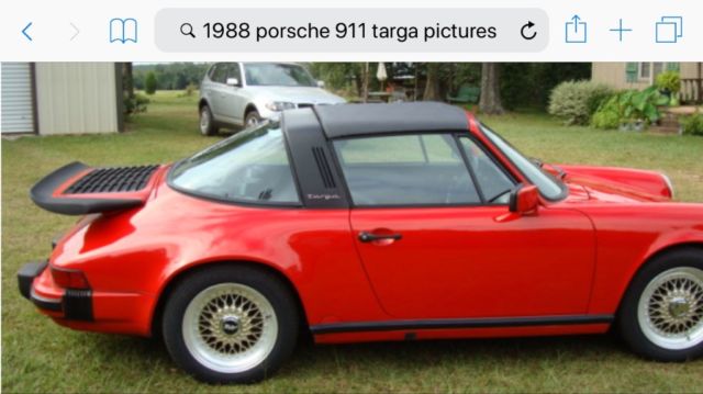 1988 Porsche 911 Targa Carrera