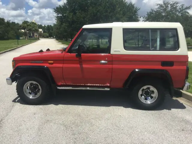 1988 Toyota Land Cruiser LJ73  2.4L Turbo Diesel 4x4  5 speed