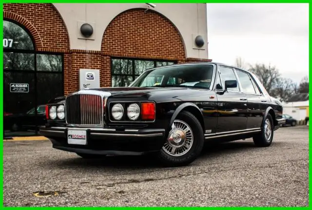 1989 Bentley Other 1989 Bentley 8 Raven Black over Burgundy Leather