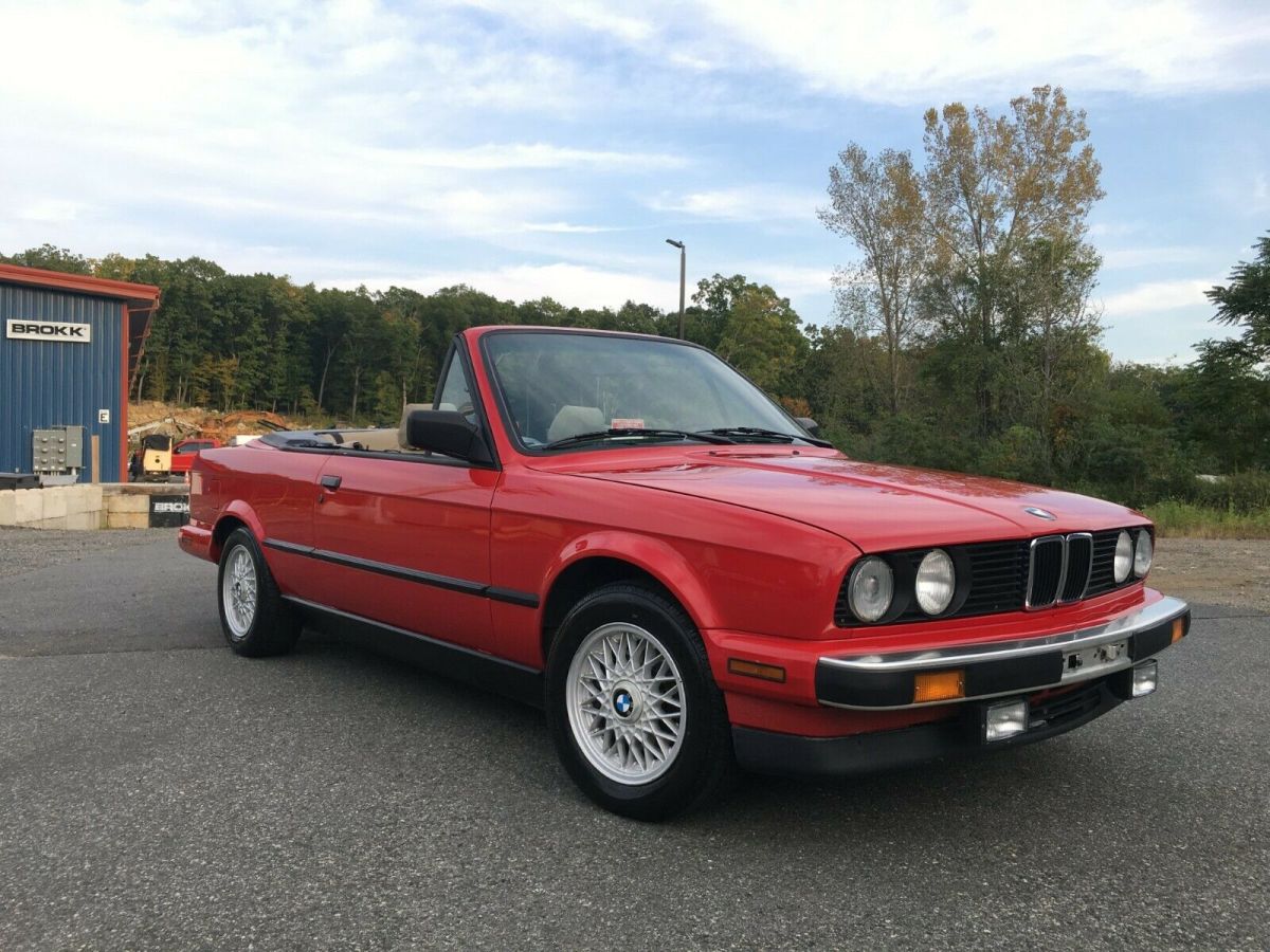 1989 BMW 3-Series Convertible Auto Sport Rare Collectible California CARFAX!