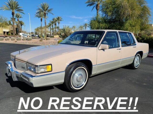 1989 Cadillac DeVille NO RESERVE! 100% RUST FREE ARIZONA CAR- LOW MILES