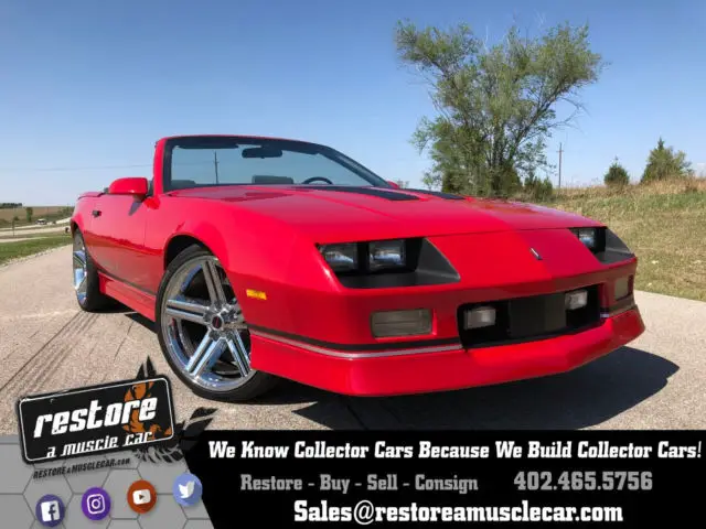 1989 Chevrolet Camaro - IROC Z28 Convertible 5 Speed - Restored