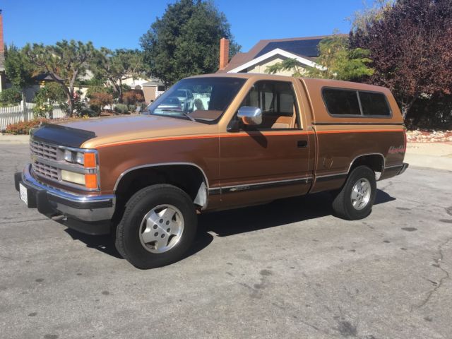 1989 Chevrolet Silverado 1500 4X4 Selling At A Worldwide No Reserve Auction
