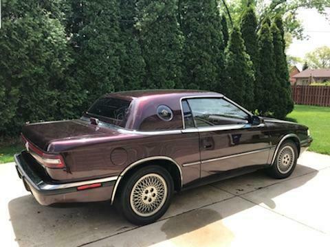 1989 Chrysler TC Maserati 2 door